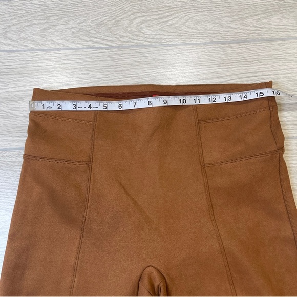 Spanx Faux Suede Leggings in Rich Caramel Tummy Control Women’s Size XL - Picture 11 of 14